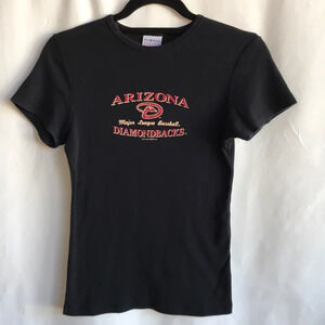 Arizona Diamondbacks black fitted tee, size L